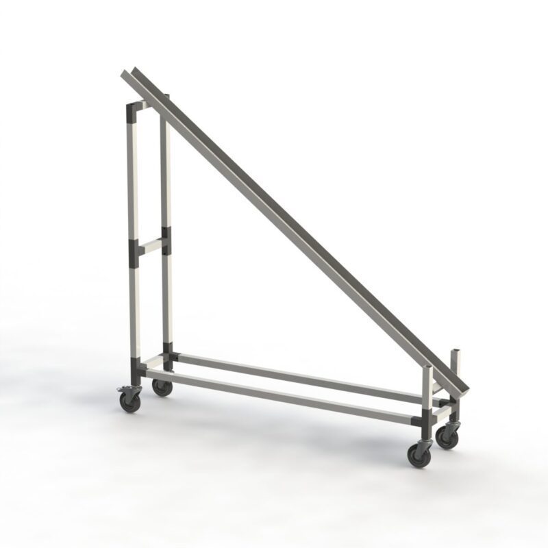 Carrello di stoccaggio per barre girevoli - 1 posto - immagine 1