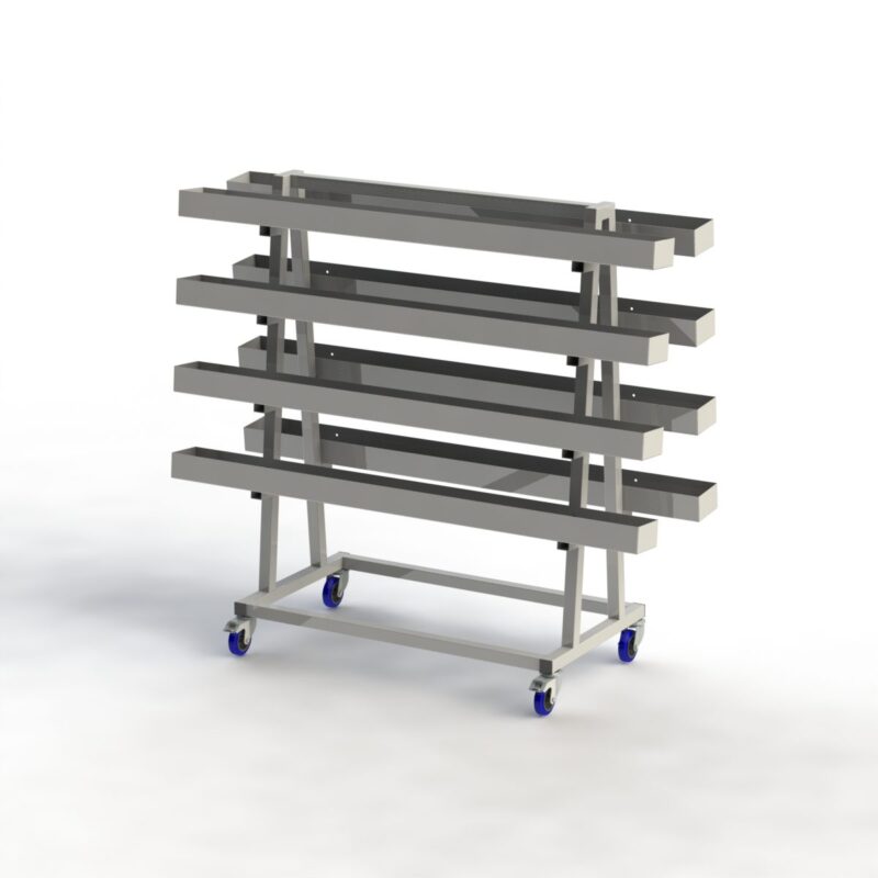 Raw material storage cart - Image 1