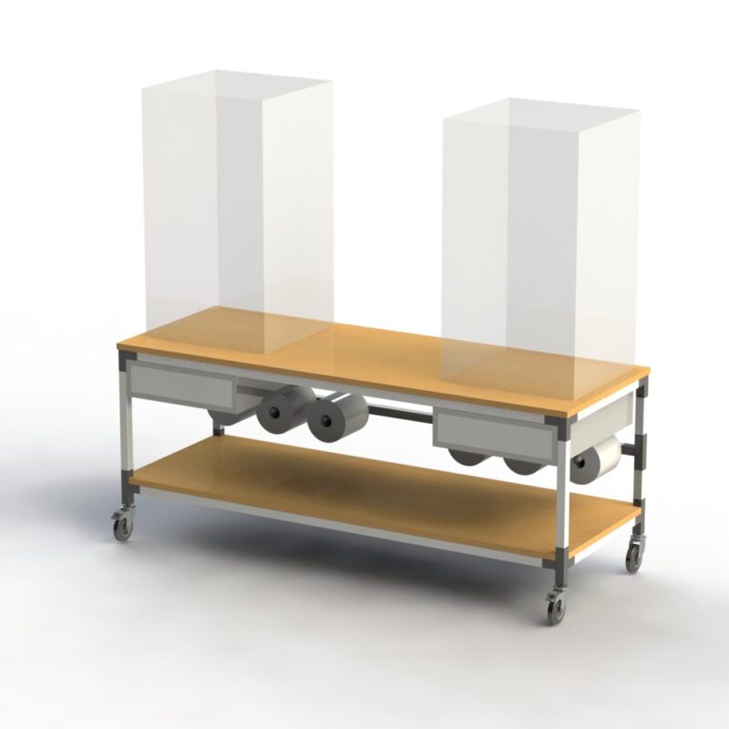 Wagen/Werkbank für 3D-Drucker – Bild 1