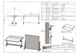 Cutting table - 2 elements - Image 5