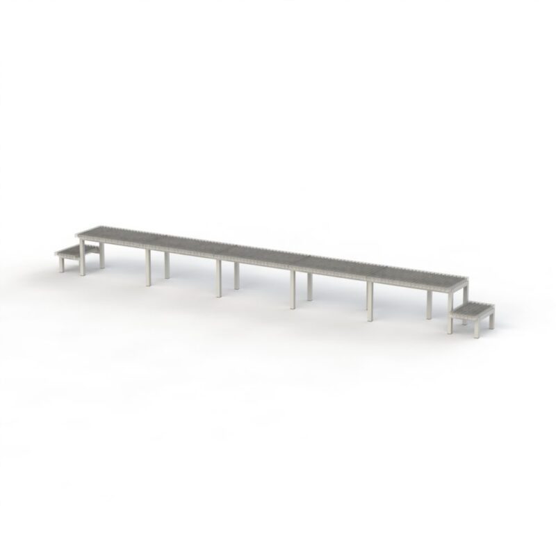 Piattaforma con griglie resistenti alle sostanze chimiche <br data-mce-bogus="1"> - immagine 1