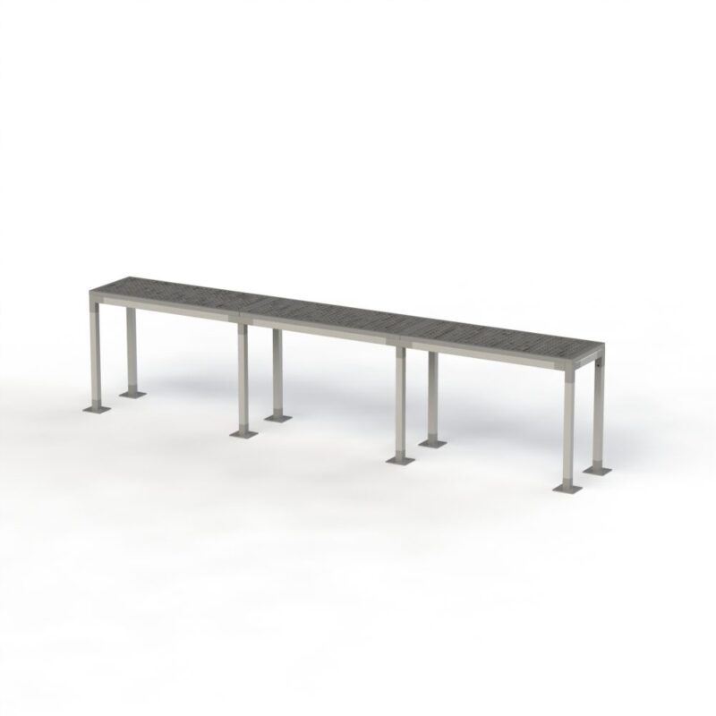Plateforme avec caillebottis galvanisés – Image 1