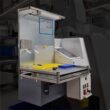 Machine desk with drawer and lamp - Image 3