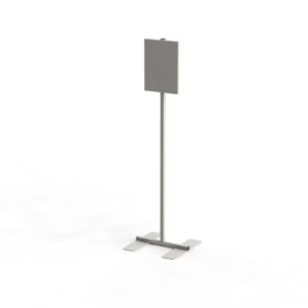Floor-standing display stand for A4 documents